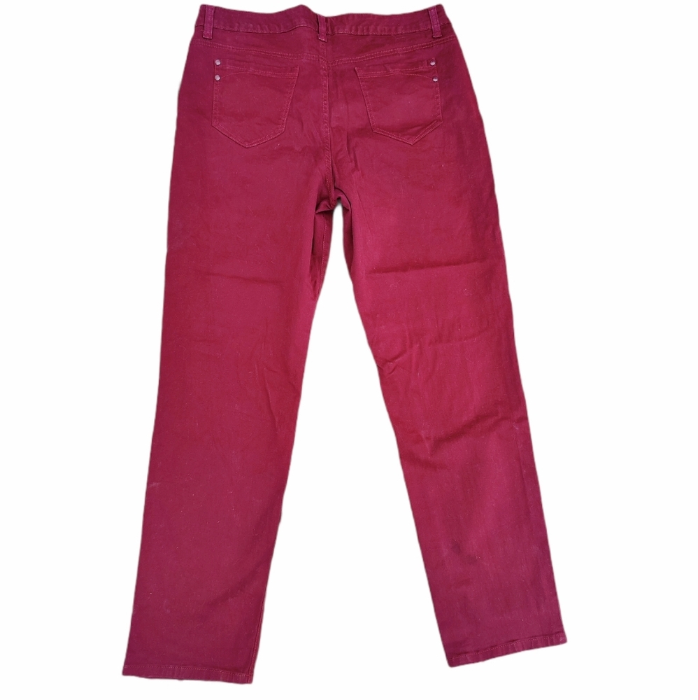 Bandolino jeans 14/30 Amy burgundy wine